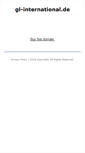 Mobile Screenshot of gl-international.de